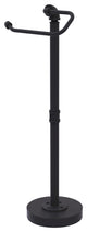 Pipeline Free Standing Euro Style Toilet Tissue Stand, Matte Black