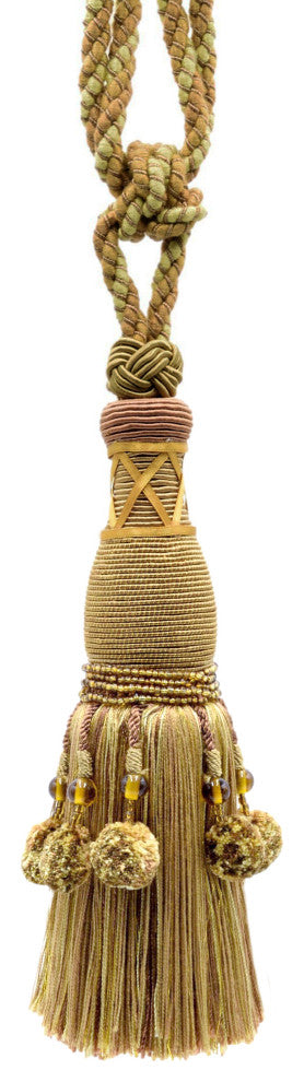 Tassel Tieback, Style# TBRW10, Color# VL04 - Gilded Gold [Sold Individually]