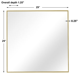 Uttermost Alexo Gold Square Mirror