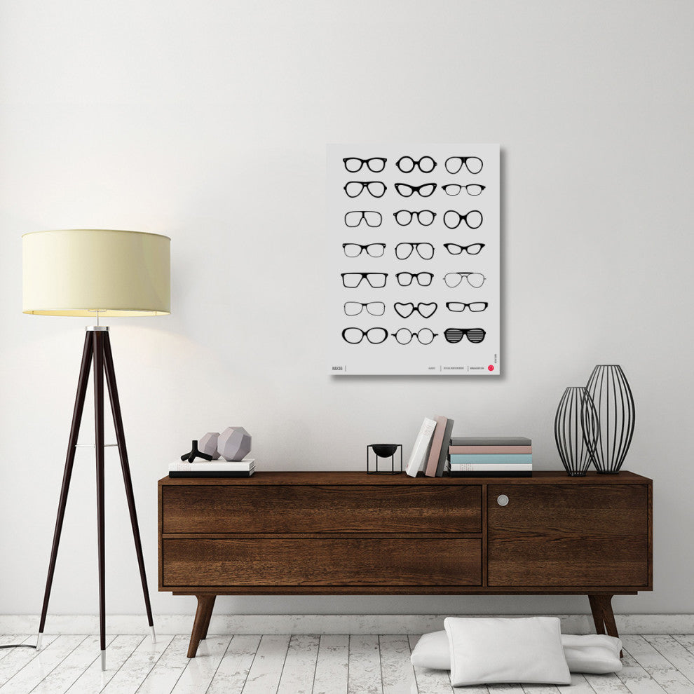 "Vintage Glasses Poster 1" Fine Art Print