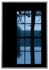 Settling Evening 2 Fine Art Print, Silver, 34"x24"