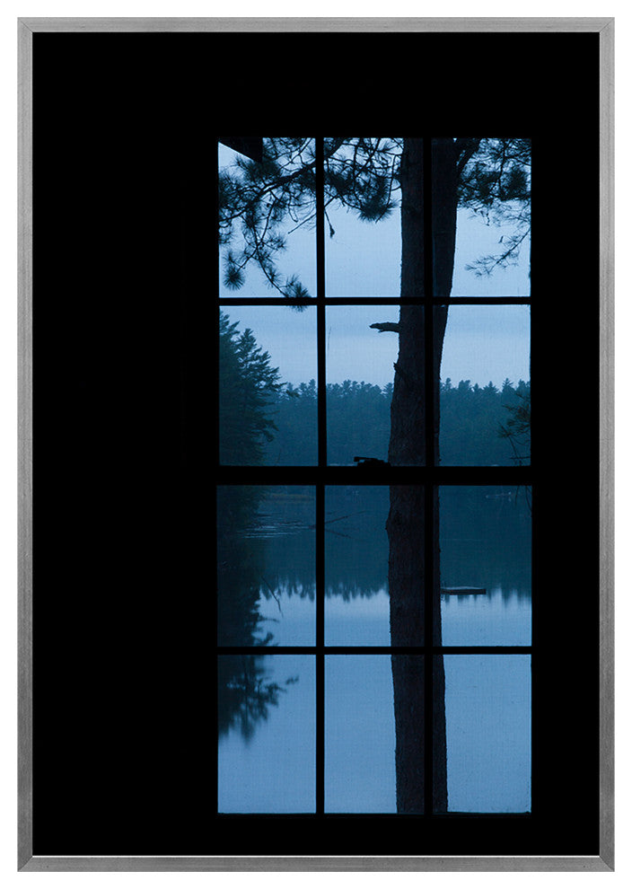 Settling Evening 2 Fine Art Print, Silver, 34"x24"