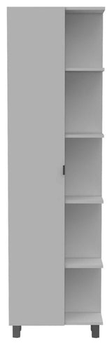 Los Angeles Corner Cabinet, White