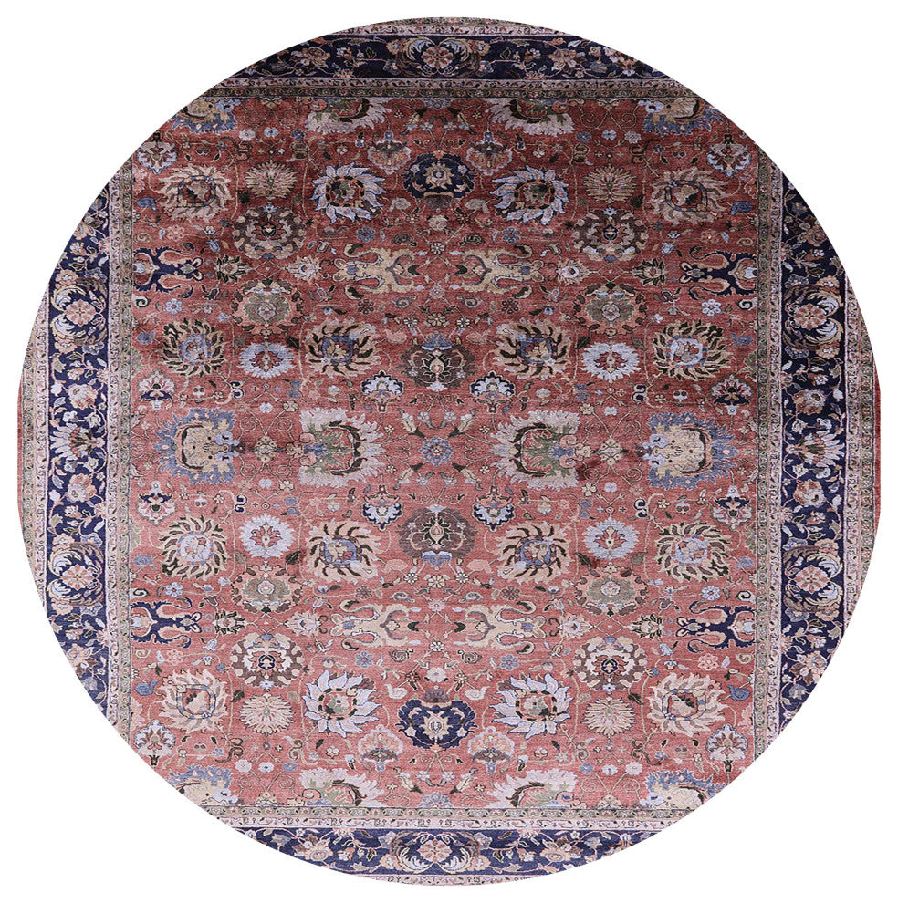 Ahgly Company Indoor Round Mid-Century Modern Area Rugs, 5' Round