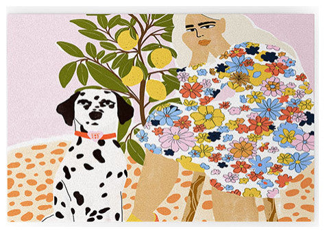 Alja Horvat Chaotic Life Welcome Mat