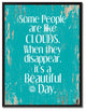 Some People Like Clouds Inspirational, Canvas, Picture Frame, 13"X17"