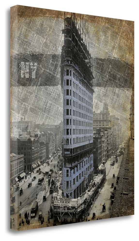 "New York I" By Art Roberts, Giclee Print on Gallery Wrap Canvas, Ready to Hang