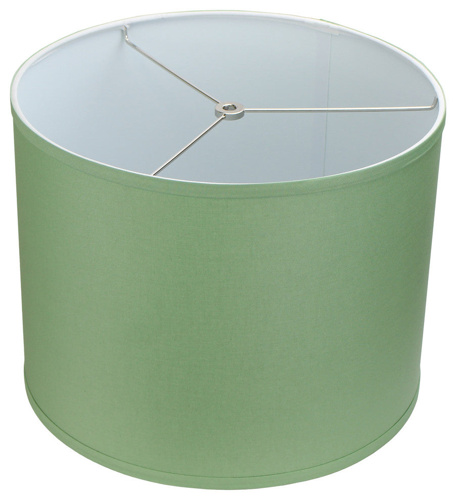 Fenchel Shades, 14"x14"x11" Spider Attachment Drum Lamp Shade, Linen