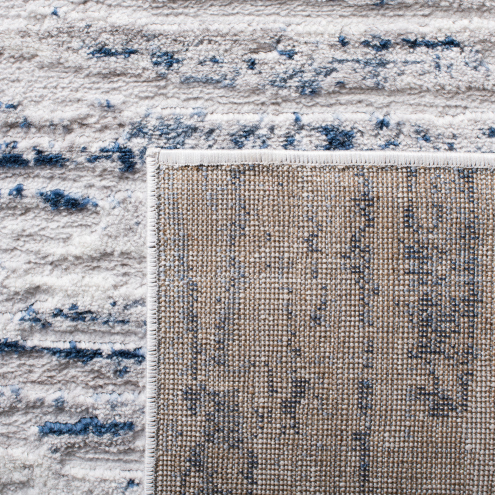 Safavieh Amelia Collection, ALA768 Rug, Grey/Navy, 5'3"x7'6"