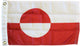 Greenland, 12"x18" Nylon Flag