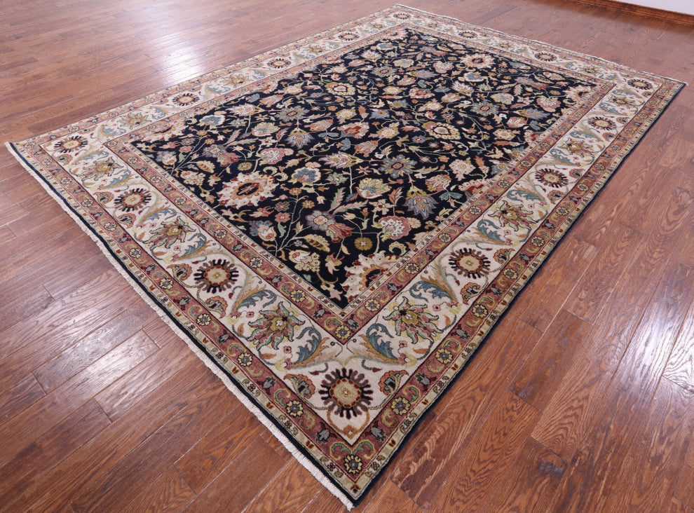 Persian Fine Serapi Hand-Knotted Wool Rug 8' 11" X 12' 1" - Q16030