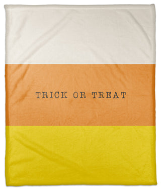 Candy Corn Treat 50x60 Throw Blanket