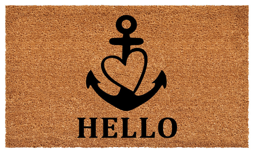Calloway Mills Anchor Hello Doormat, 24" X 36"