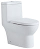28 Inch Ceramic One Piece Toilet With Soft Close Seat