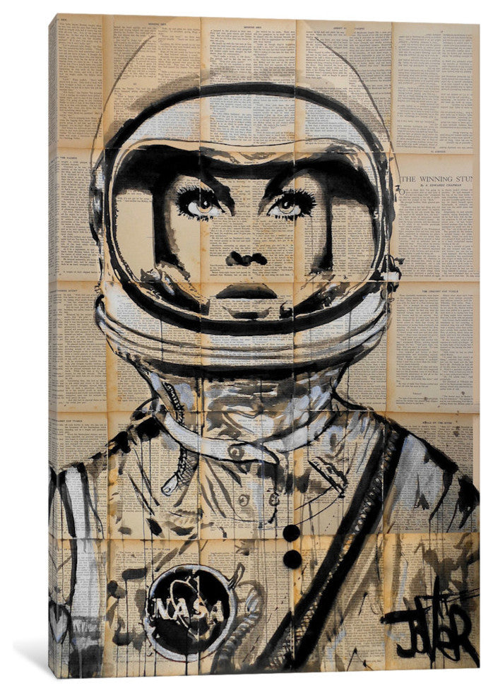 "Orbit Gallery" by Loui Jover, 26x18x1.5"