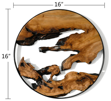 Welland Cedar Wood 16'' Wall decoration Ornaments