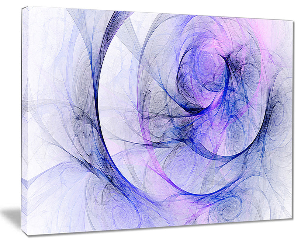 "Blue Storm Sky" Abstract Digital Art Canvas Print