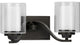 Kene Collection Graphite 2-Light Bath