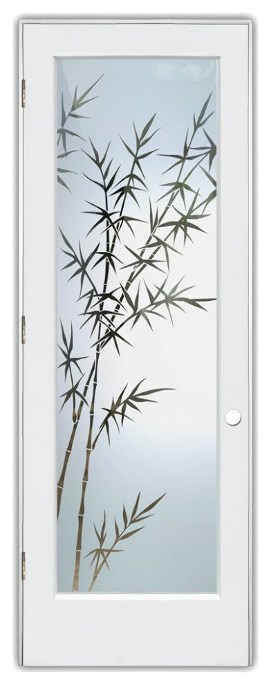 Interior Prehung Door or Interior Slab Door - Bamboo Forest - Primed - 24" x...