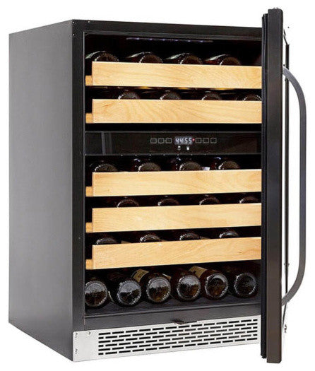 Whynter 46 Bottle Dual Temperature Zone Built-In Wine Refrigerator