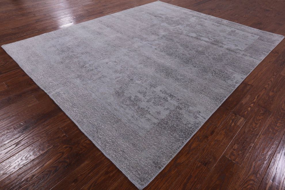 Wool and Silk Persian Handmade Rug 8' 1" X 9' 10" Q6685