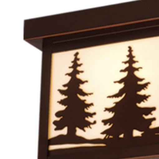 Yosemite 11.5-in Tree Outdoor Ceiling Light Burnished Bronze