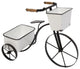 17.7" Metal Tricycle, Planters