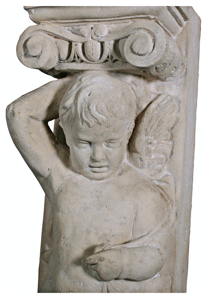 Left Fontainebleau Cherub Pilaster