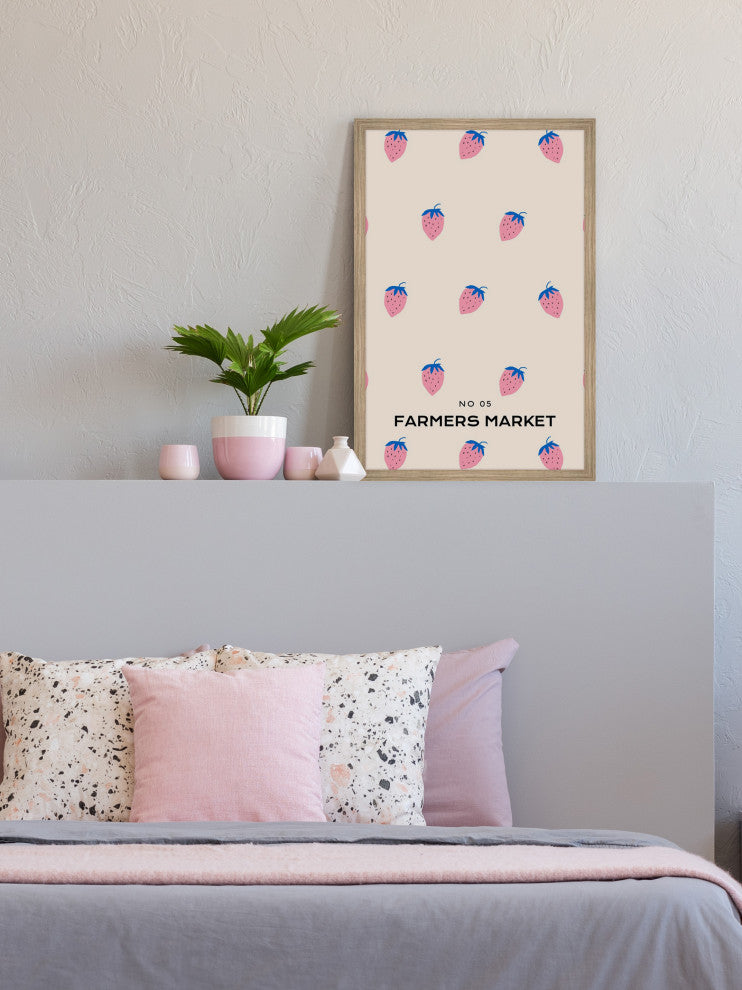 "No 05 Farmers Market" Framed Painting Print, 16x24