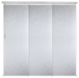 Dappled Iron 3-Panel Track Extendable Vertical Blinds 36-66"W