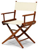 World Famous Dining Height Director Chair, Various Finish, Natural, Walnut