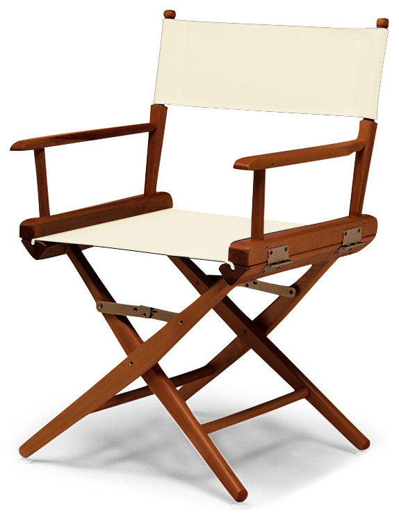 World Famous Dining Height Director Chair, Various Finish, Natural, Walnut