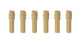 Aspen Creative 21310-06, Six Pack Set 4" Tan Drip Candle Socket Covers