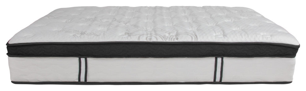 Roseto FFIF91951 Capri Comfortable 12" Thick Full Size Bed Memory - White