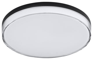 Maxim 59764 Edge 11"W Flush Mount Drum Ceiling Fixture - Black