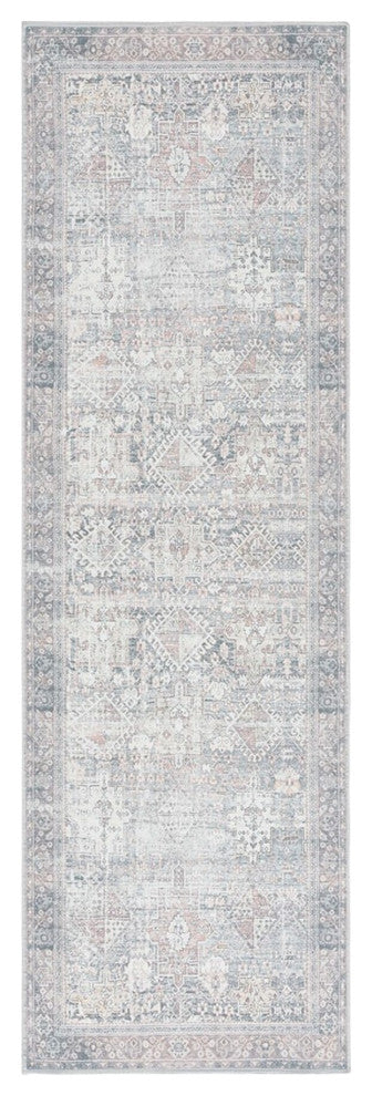 Safavieh Arizona Machine-Washable Collection ARZ199 Rug, Dark Sage/Ivory, 2'6"x8'
