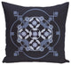 Bandana-Rama Geometric Print Pillow, Bewitching, 20"x20"