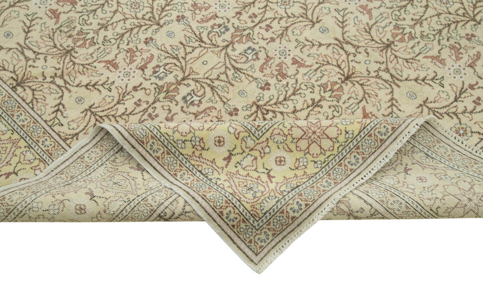 Rug N Carpet - Handmade Turkish 6' 5'' x 9' 4'' Unique Area Rug