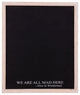 Elk Lifestyle Mag015 Magnetic Board On Black Frame With White Print