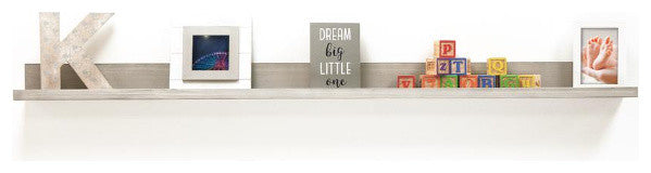 InPlace Picture Ledge Shelf, Driftwood, 60"x4"x3.5"