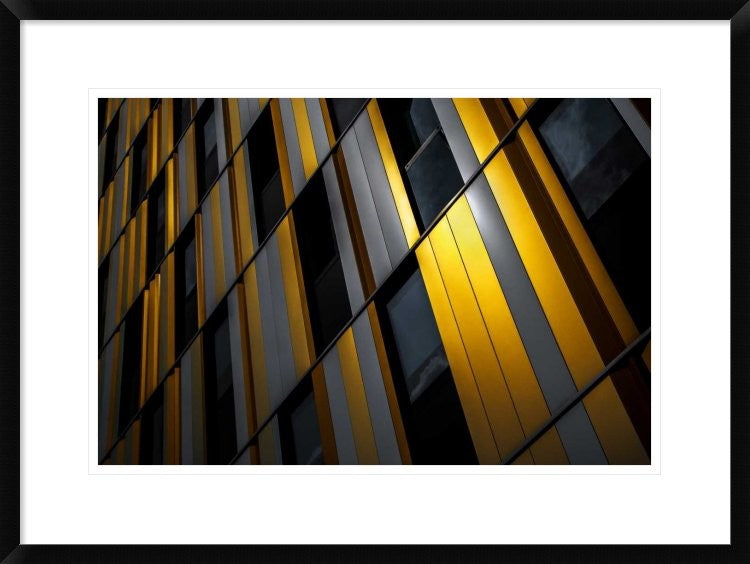 "Yellow Wall" Framed Digital Print by Gilbert Claes, 30x22"