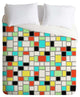 Deny Designs Jacqueline Maldonado Geo Square Duvet Cover - Lightweight