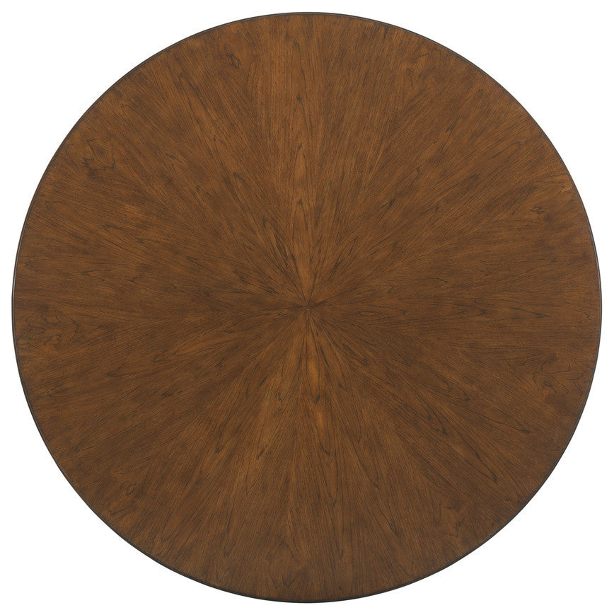 Meridien Round Dining Table With Wooden Top
