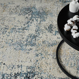 High-Low Sarra Blue/Grey Rug