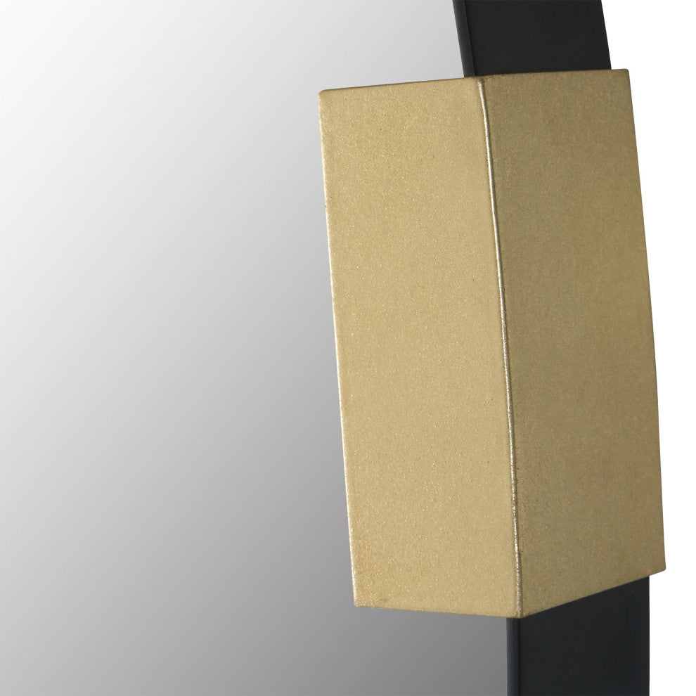 Uttermost 09882 Clip Modern Round Mirror