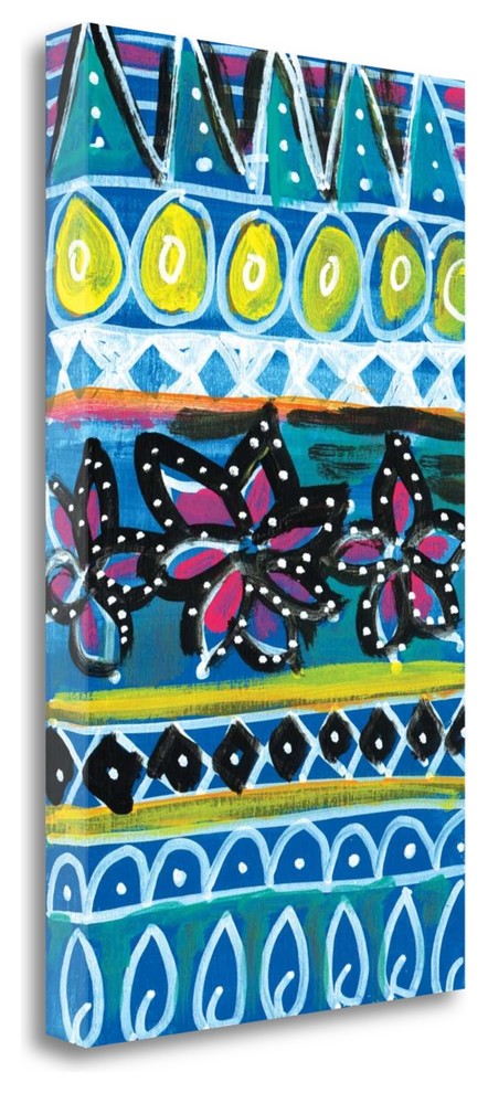 "Pattern Painting" By Linda Woods, Giclee Print on Gallery Wrap Canvas