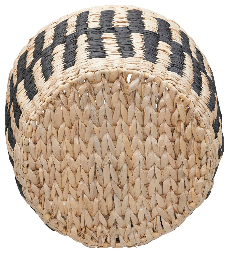 Cattail and Paper Pillar Basket