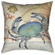 Laural Home Oceana Crab Outdoor Decorative Pillow, 18"x18"