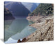 "Majestic Mountain Lake Panorama" Landscape Wall Art, 20"x12"