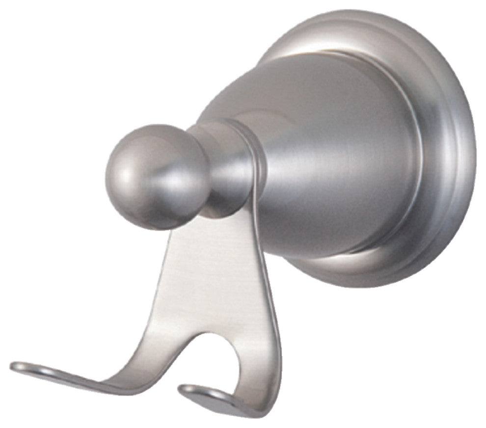 Kingston Brass Robe Hook, Brushed Nickel